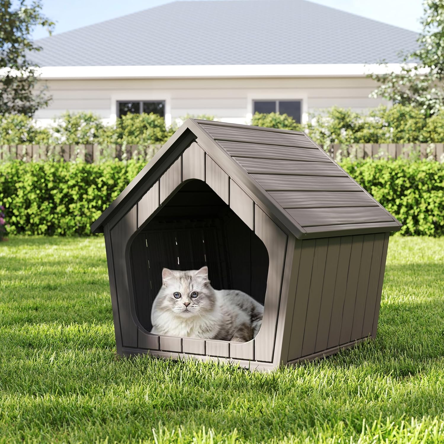 Outdoor Cat House Weatherproof for Indoor and Outdoor Cats