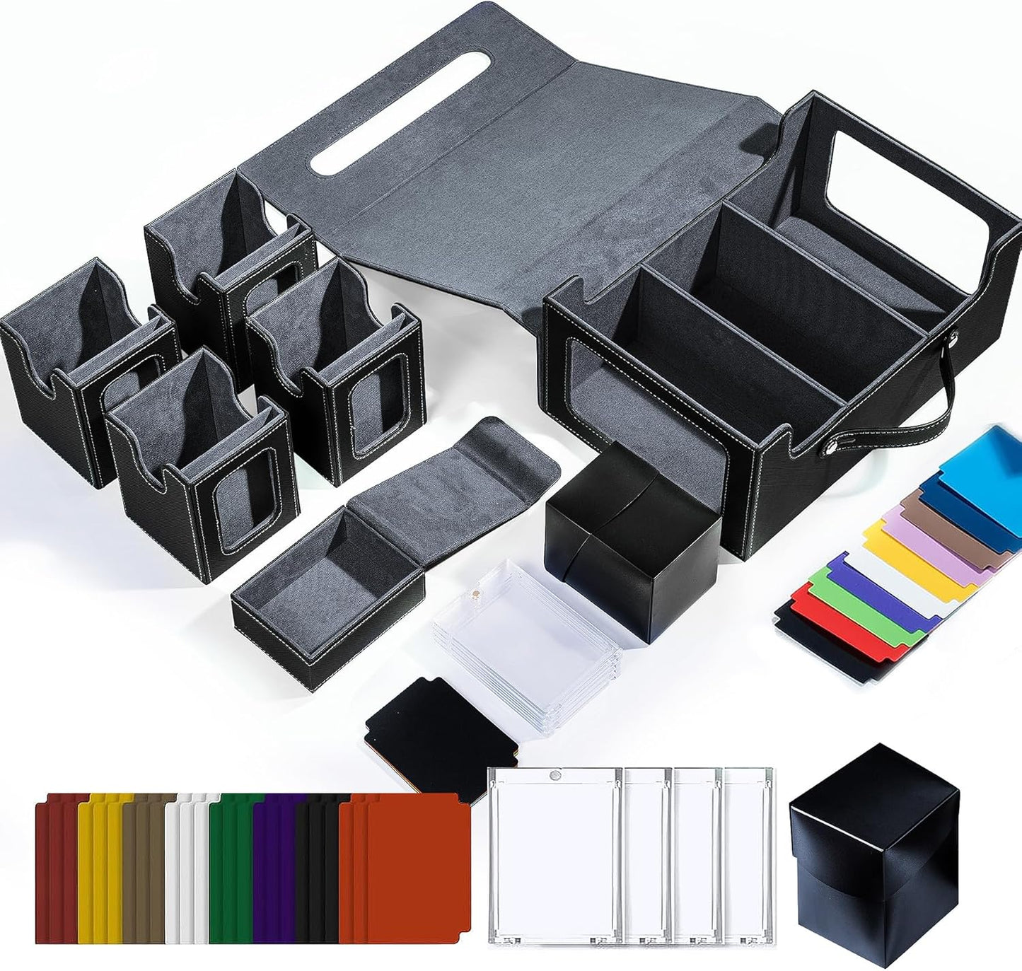 Commander Deck Box for MTG - 6-Deck Modular Card Case