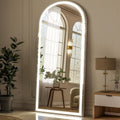 Arched LED Full Length Mirror 65in x 26in - Dimmable Lighted Mirror