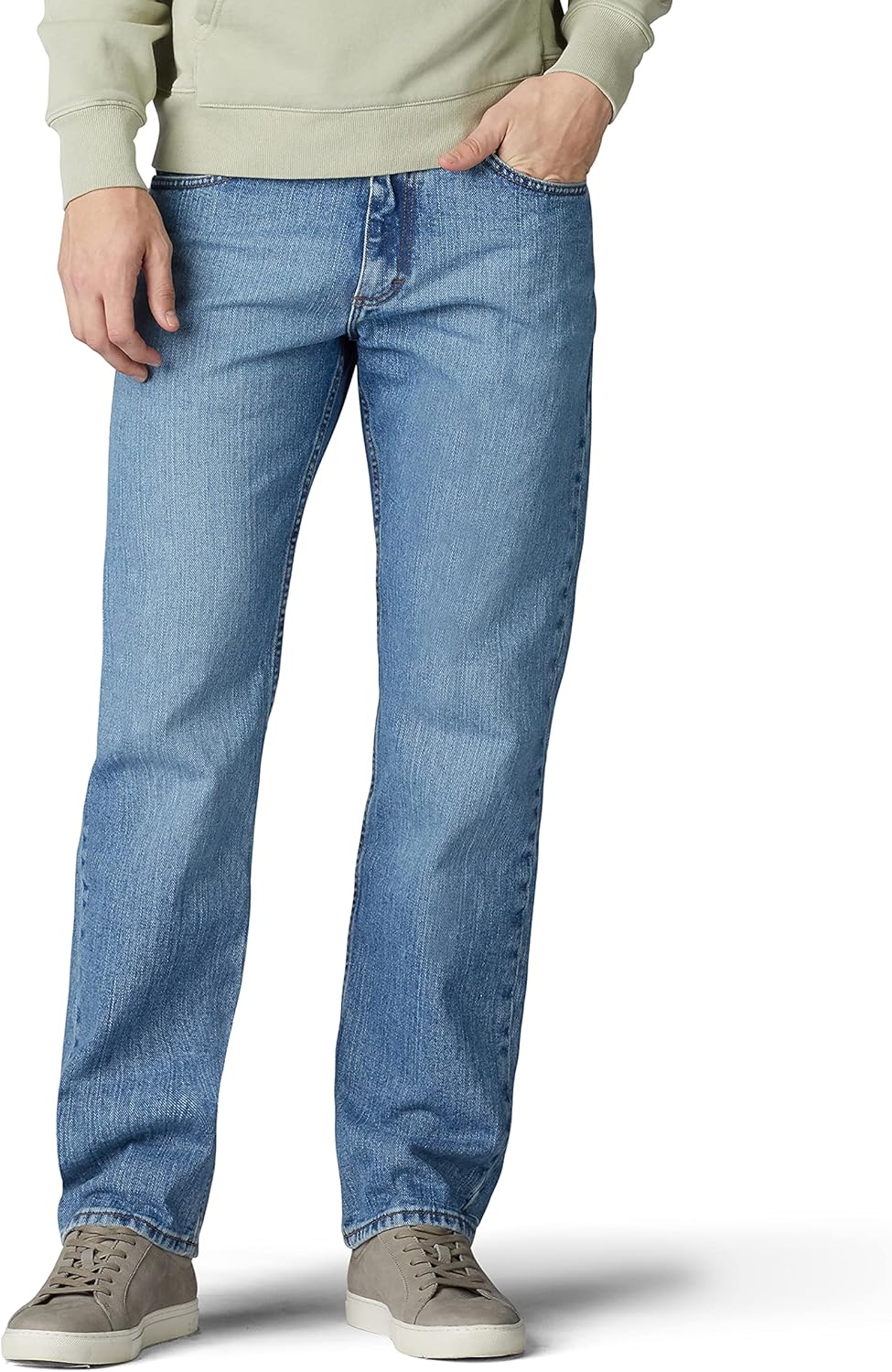 Lee Men's Regular Fit Straight Leg Jean for Timeless Style