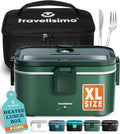 Extra-Large 1.8L Electric Lunch Box for Men - 80W Heated Portable