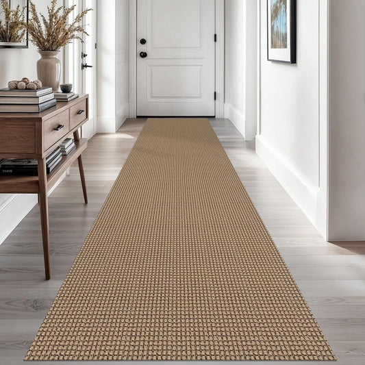 EARTHALL Woven Runner Rug 2.6x10 Ft for Hallways and Kitchens