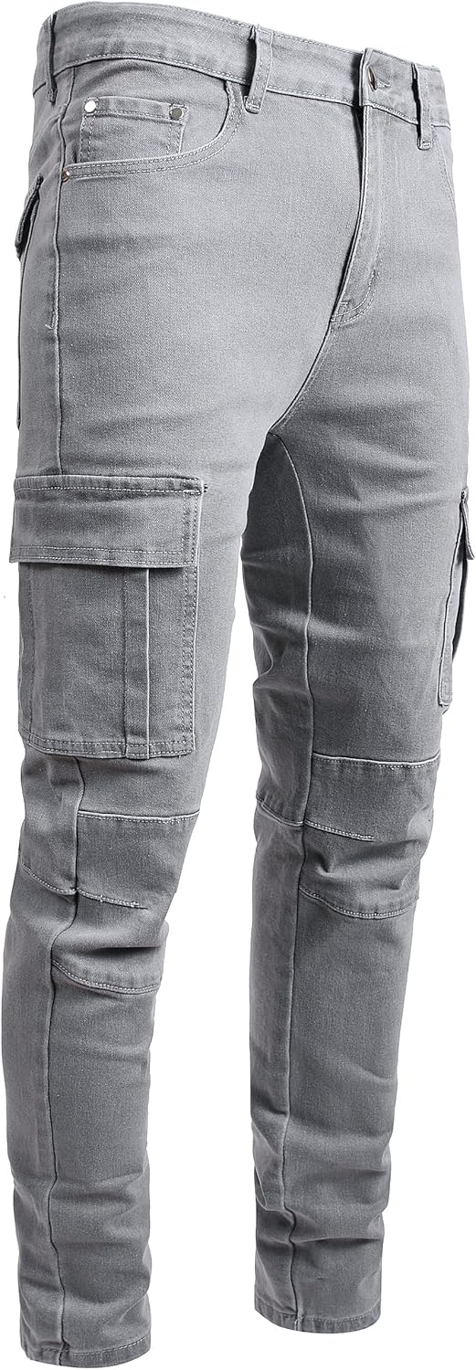 JUNBAOSS Men's Slim Fit Jeans for Stylish Comfort and Flexibility