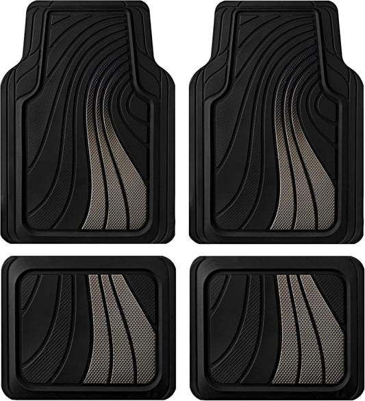 Road Comforts Car Floor Mats Full Set for All-Weather Protection
