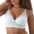 Maidenform Pure Comfort Wireless Lace Longline Bralette (Style F7NR)
