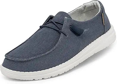 Hey Dude Womens Wendy Chambray Shoes for Ultimate Comfort