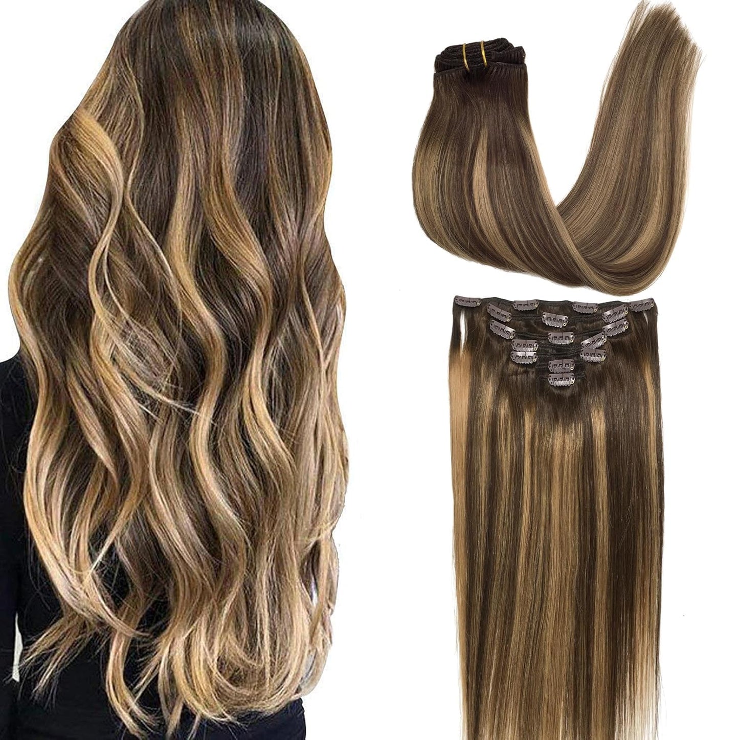 GOO GOO Clip in Hair Extensions for Luxurious Style and Comfort