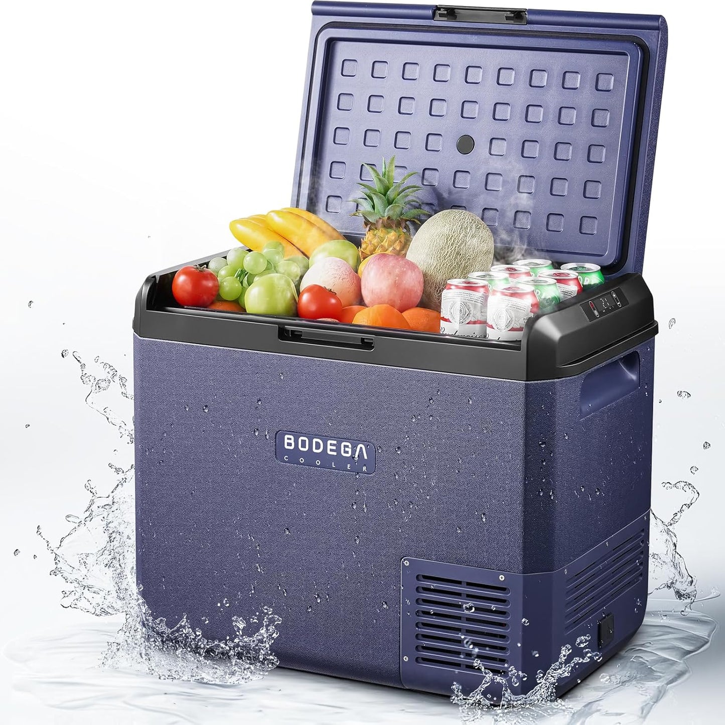 BODEGACOOLER 12V Car Refrigerator: Large 63QT Portable Freezer