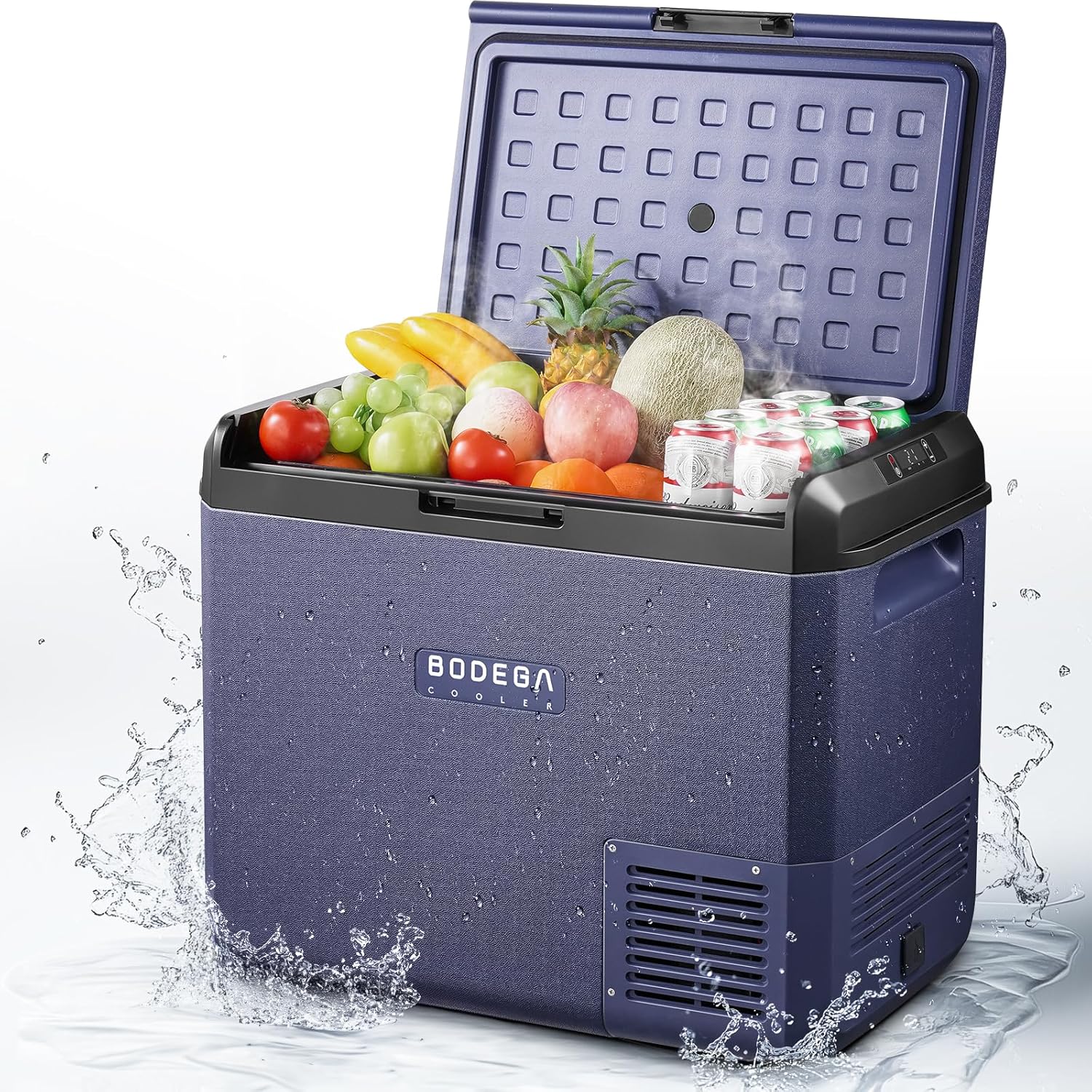BODEGACOOLER 12V Car Refrigerator: Large 63QT Portable Freezer