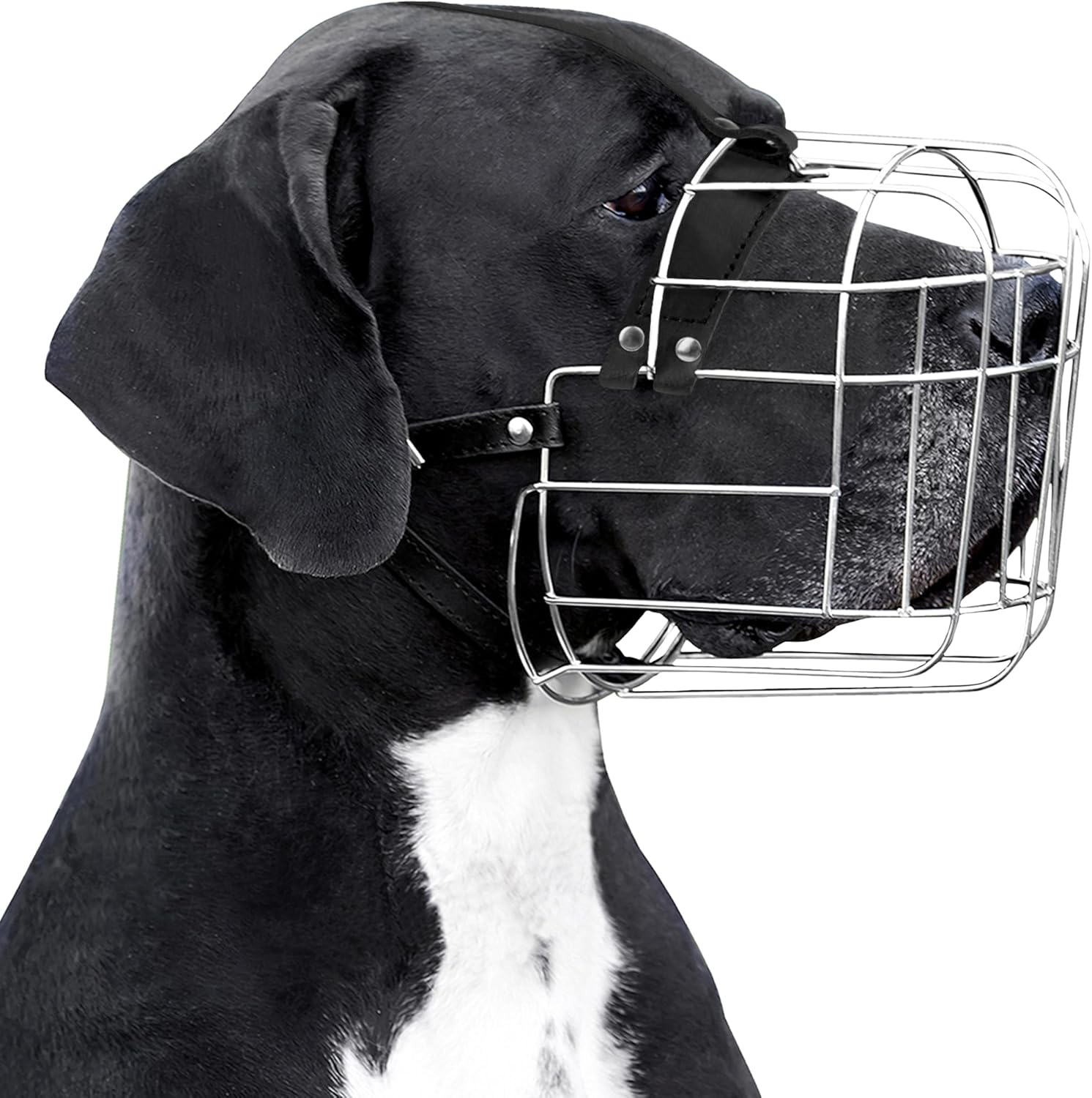 Durable Adjustable Dog Muzzle for Large and Extra Large Dogs