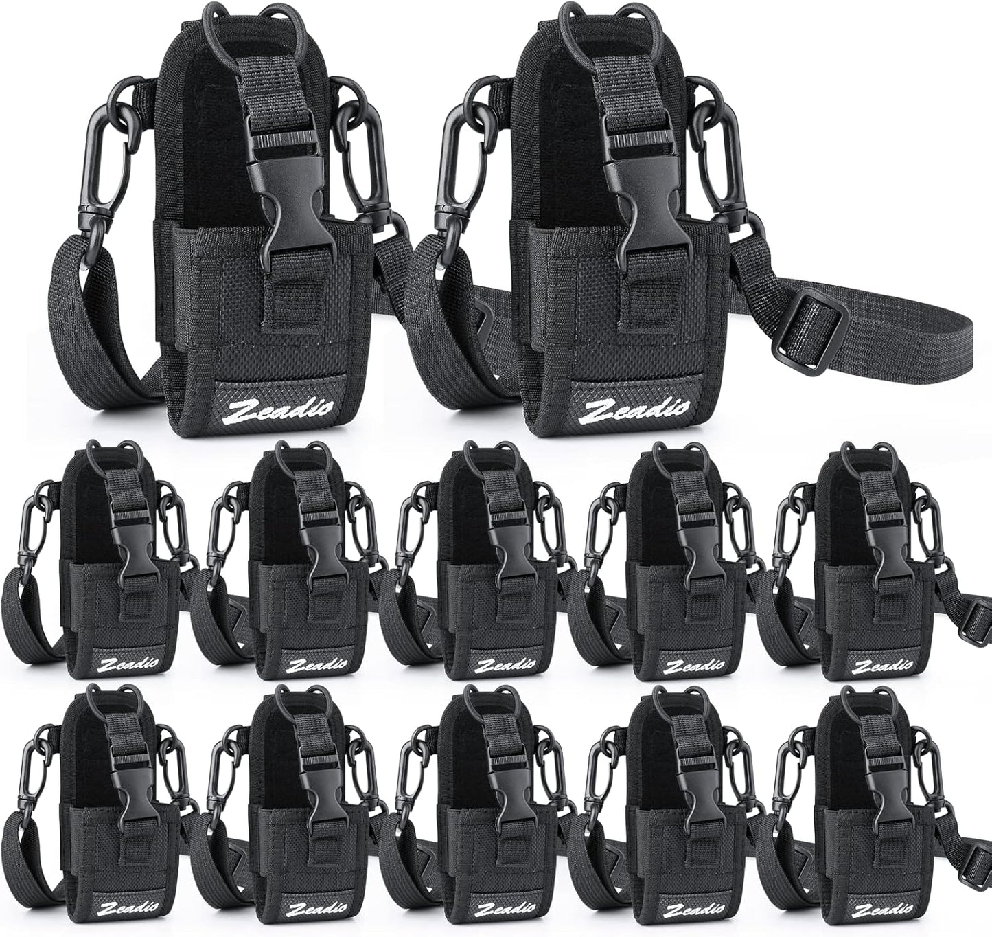 Zeadio Versatile Two-Way Radio Case for Walkie Talkies - Pack of 12