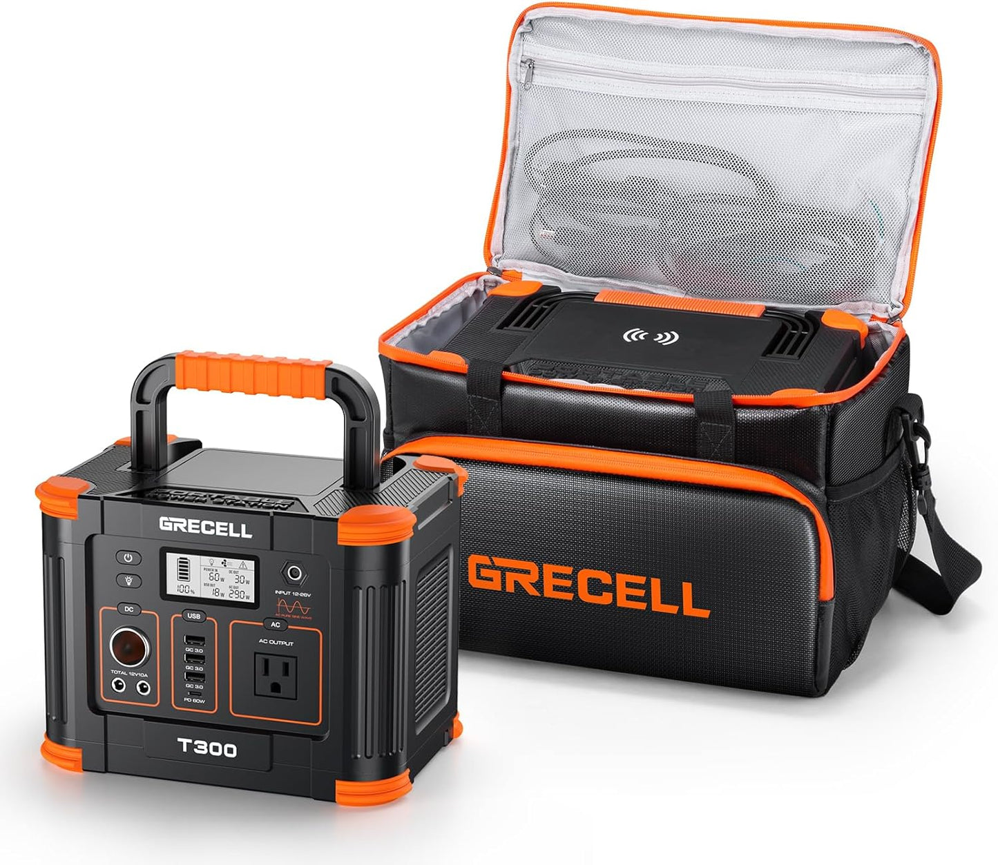 GRECELL Portable Power Station 300W - Reliable Power Anywhere