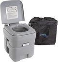 Portable Toilet with Carry Bag - Compact 5.3 Gallon Travel Commode