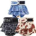 Reusable Dog Diapers Female Medium Washable - Pack of 3, Highly