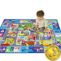 QUOKKA ABC Floor Play Mat Extra Thick Non-Slip Rug for Kids