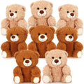 10 in Stuffed Animal Bear 8 Pack - Soft Plush Bulk Gift for Parties