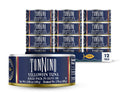 Tonnino Yellowfin Tuna Fish in Olive Oil - Pack of 12 Cans