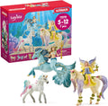 Schleich Bayala 7-Piece Mermaid, Unicorn & Fairy Starter Set - Magical