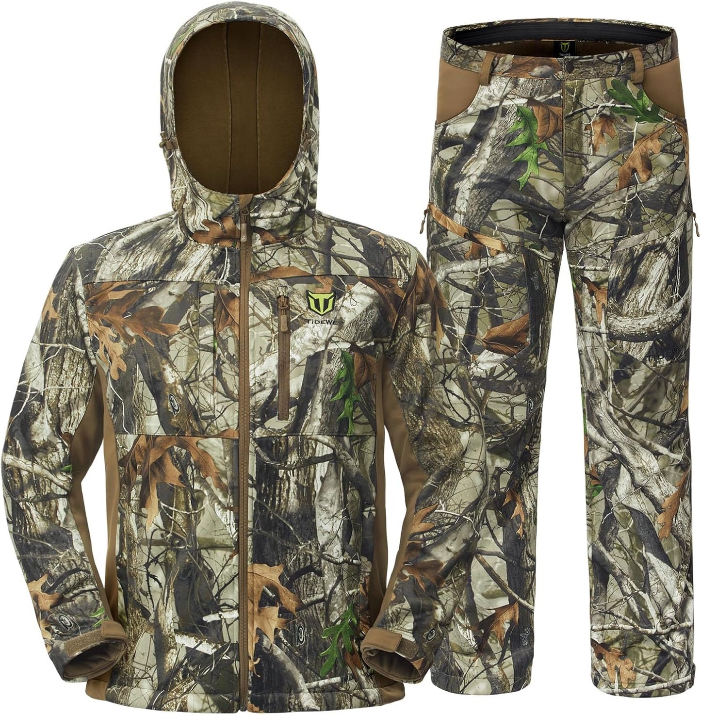 TideWe Hunting Clothes for Men: Silent Water Resistant Jacket