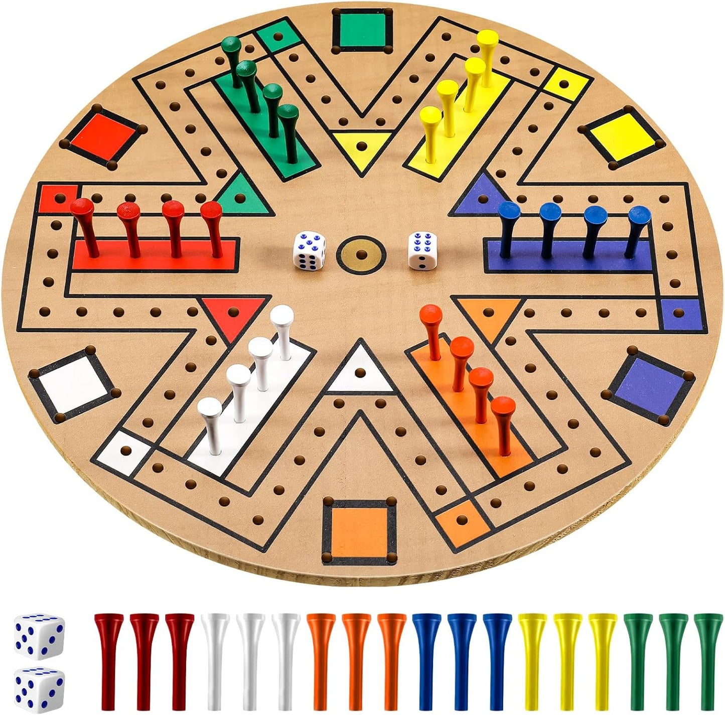 Kathfly Fast Track Board Game Set for 3-6 Players Fun