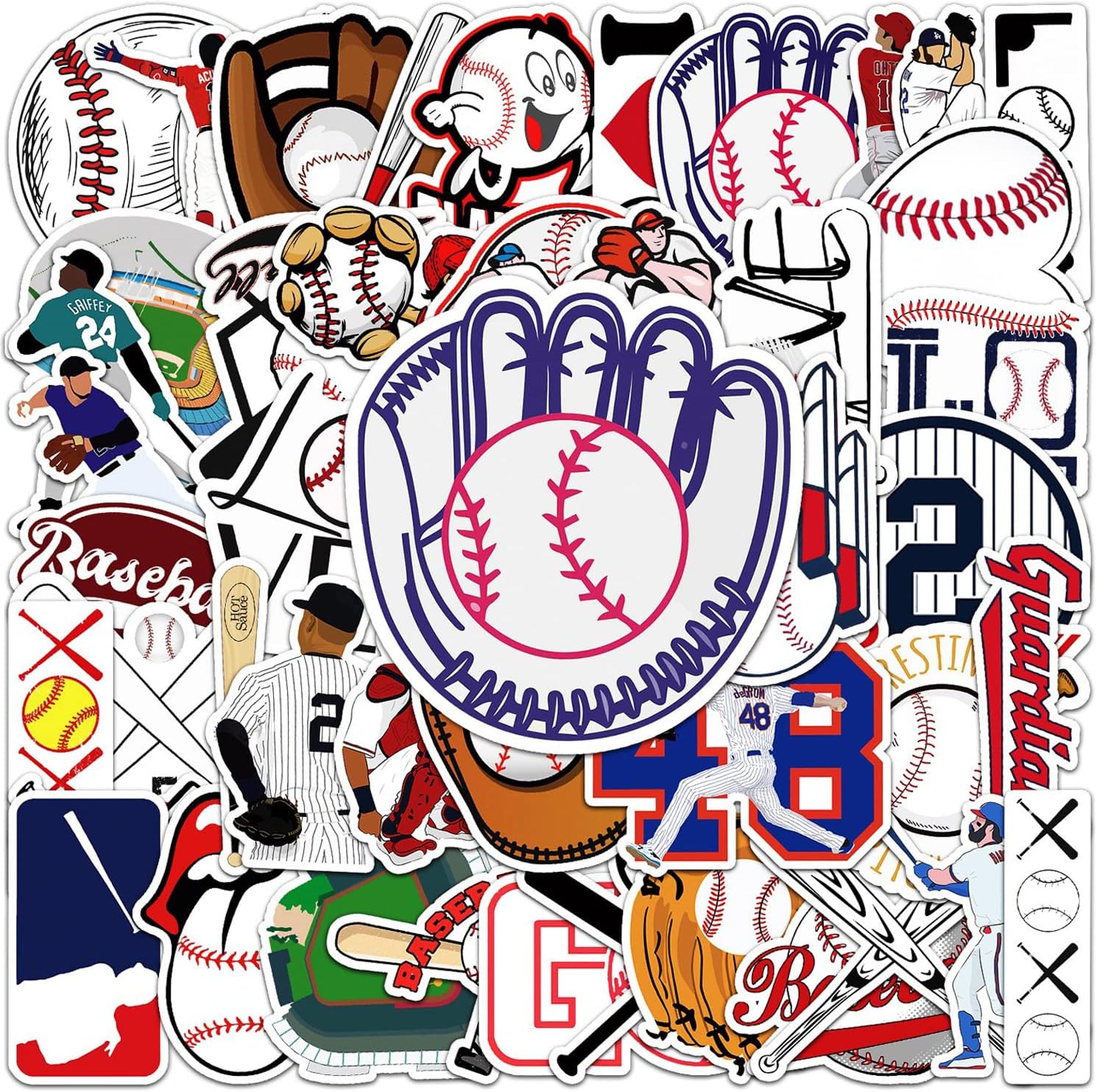 Waterproof Baseball Stickers for Every Passion!