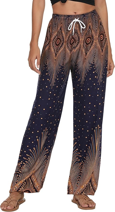 Urban CoCo Women's Floral Print Boho Harem Jogger Pants Review