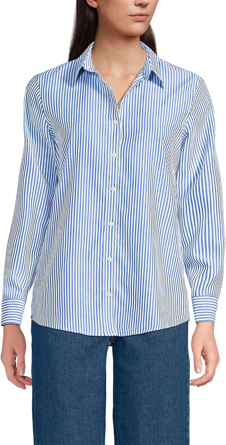 Lands' End Women's Pinwale Cord Long Sleeve Shirt Review