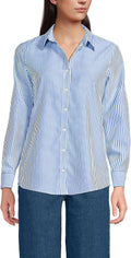 Lands' End Women's Pinwale Cord Long Sleeve Shirt (Style 6K59)