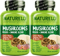 NATURELO Mushroom Supplement for Brain and Immune Health