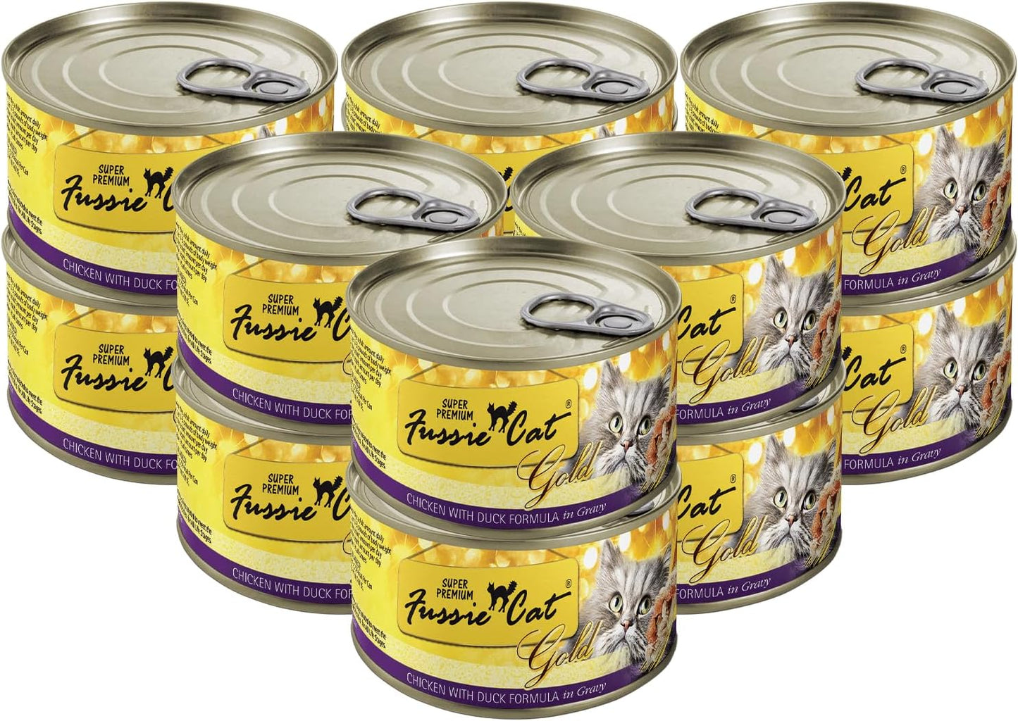 Fussie Cat Super Premium Chicken with Duck in Gravy Wet Cat Food