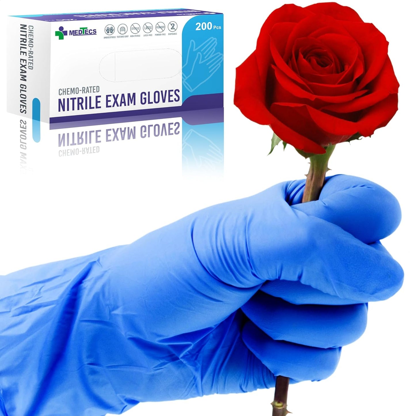 Chemo-Rated Nitrile Gloves - Latex-Free, Breathable Design - RMKH Glove