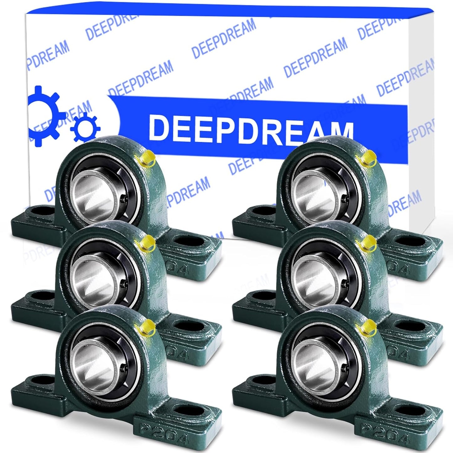 6pcs UCP204-12 Pillow Block Bearings for Efficient Operations