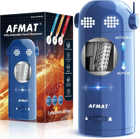 AFMAT Electric Pencil Sharpener: Fully Automatic Robot Sharpener