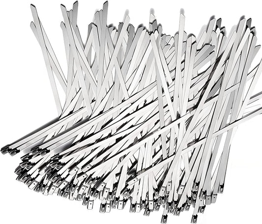 Deecam Stainless Steel Zip Ties - 500pcs, Heavy Duty & Versatile!