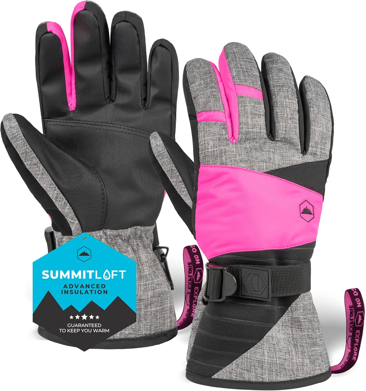 Womens Waterproof Snow Gloves - Tough Outdoors