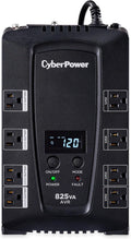 CyberPower CP825AVRLCD Intelligent LCD UPS - Compact 825VA Backup