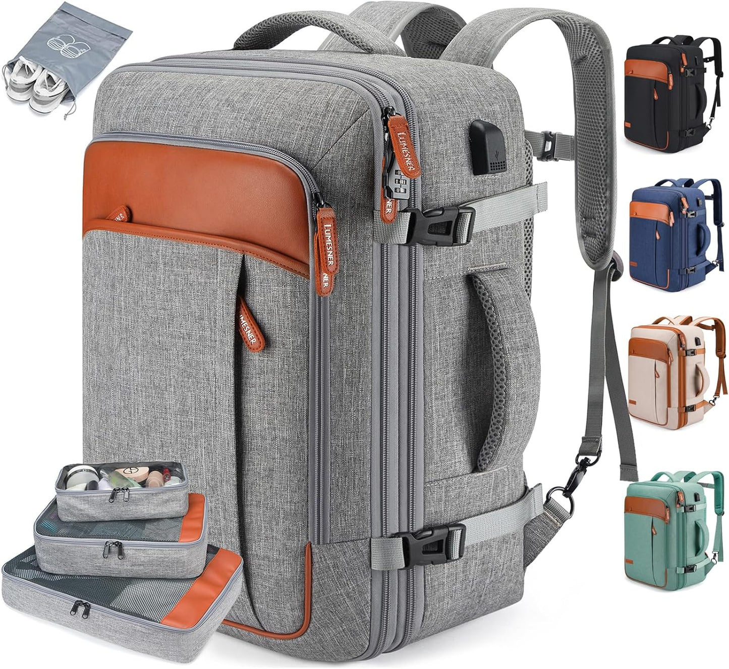Ultimate Travel Companion: Carry-On Laptop Backpack by BAGPARKK