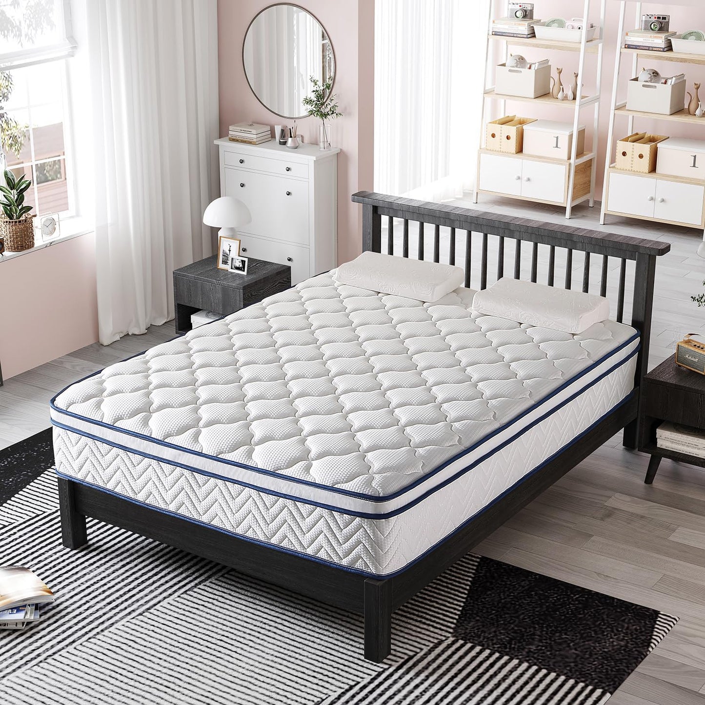 12 Inch Queen Memory Foam Hybrid Mattress for Ultimate Comfort