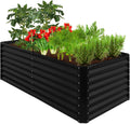 Sturdy Raised Garden Bed in Metal for Vegetables and Flowers