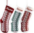 Personalized Christmas Stockings 17in - Custom Embroidered 3-Pack