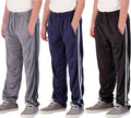 Boys Mesh Open Bottom Active Sweatpants 3 Pack - Lightweight Comfort