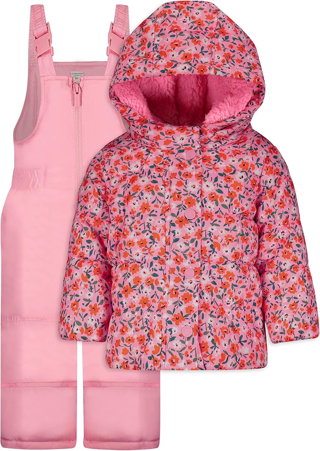 Carter's Girls 2-Piece Snowsuit with Puffer Jacket and Snow Pants