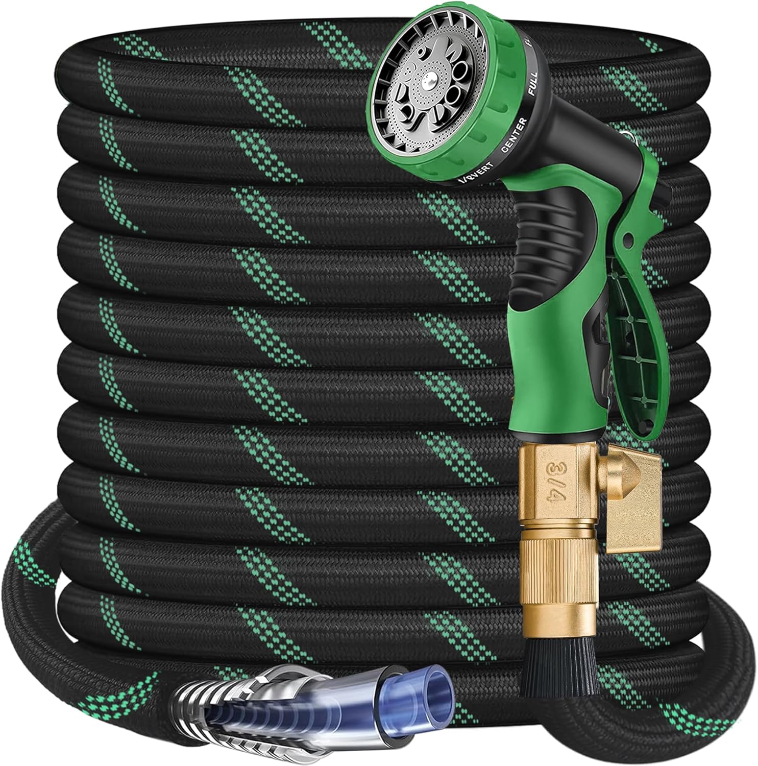 Heavy Duty 25 ft Garden Hose - Flexible Lightweight Water Hose