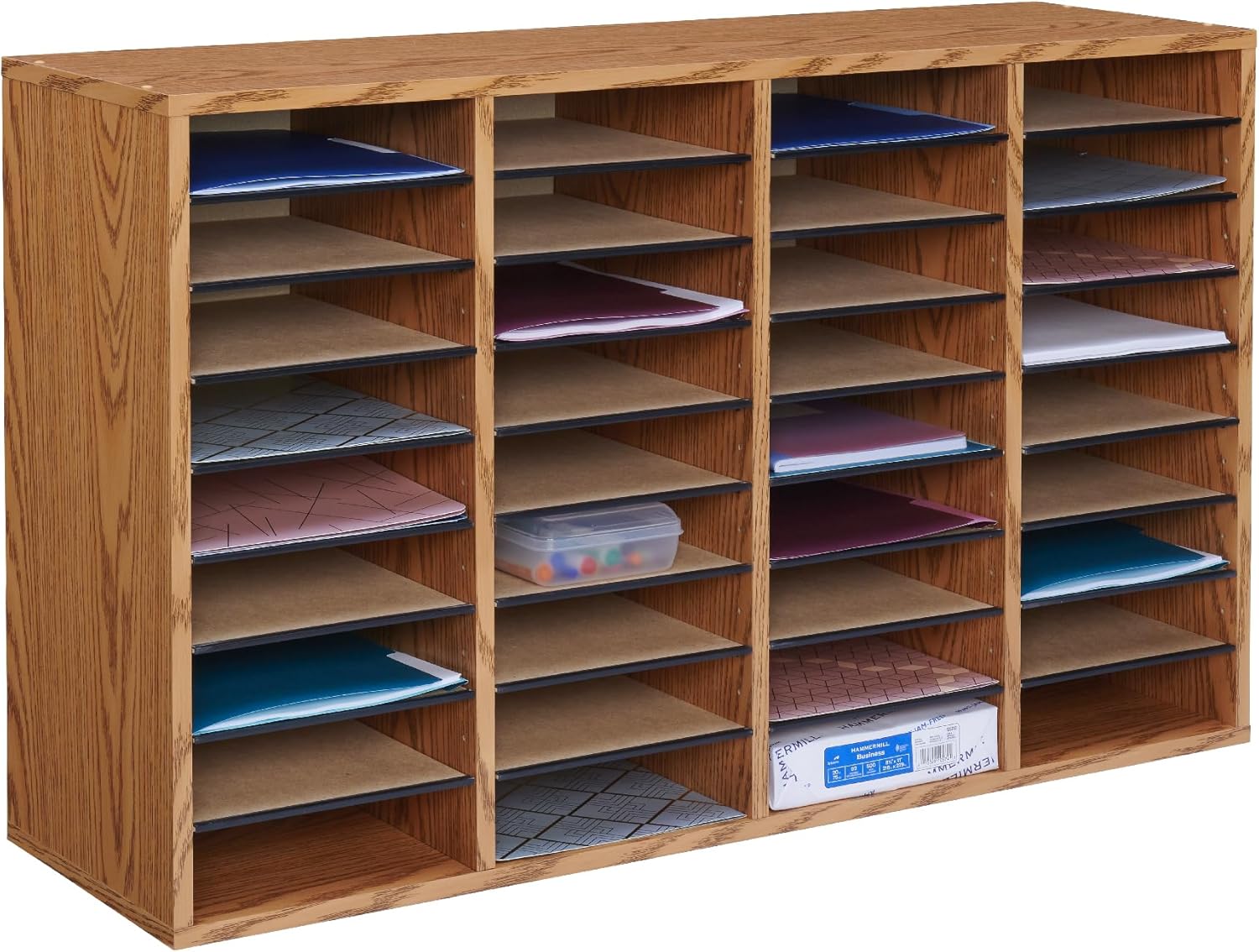 Safco Literature Organizer with 36 Compartments for Office Use