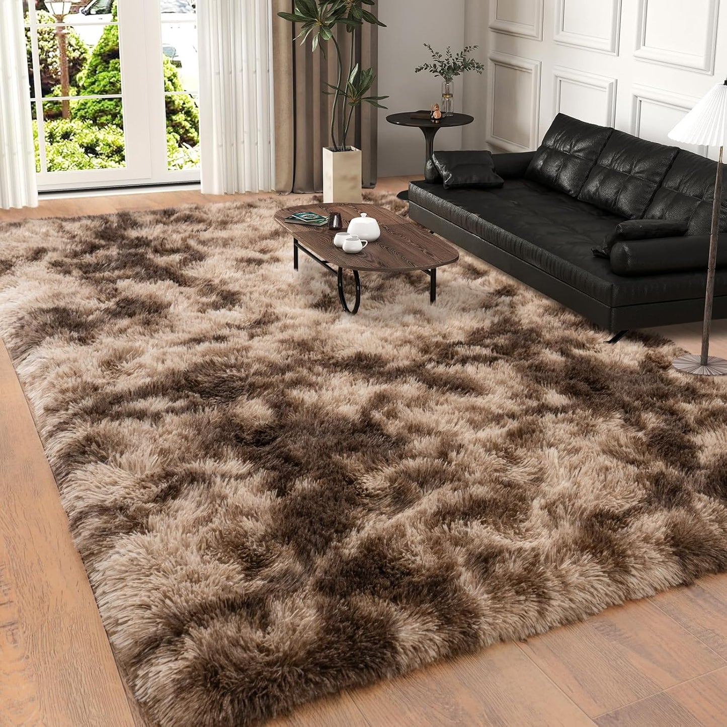 5x7 Area Rugs for Living Room - Plush Thick Soft Shag Rug