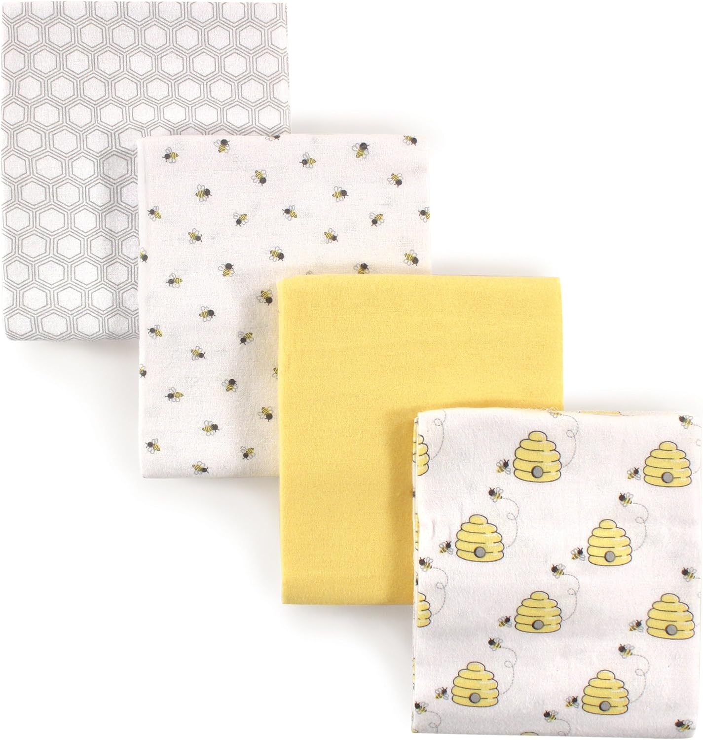 Hudson Baby Bee Cotton Flannel Blanket