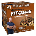 FITCRUNCH Snack Size Protein Bars Chocolate Chip Cookie Dough - Low