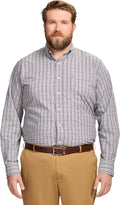 IZOD Men's Big and Tall Performance Comfort Long Sleeve (Style S8ZD)