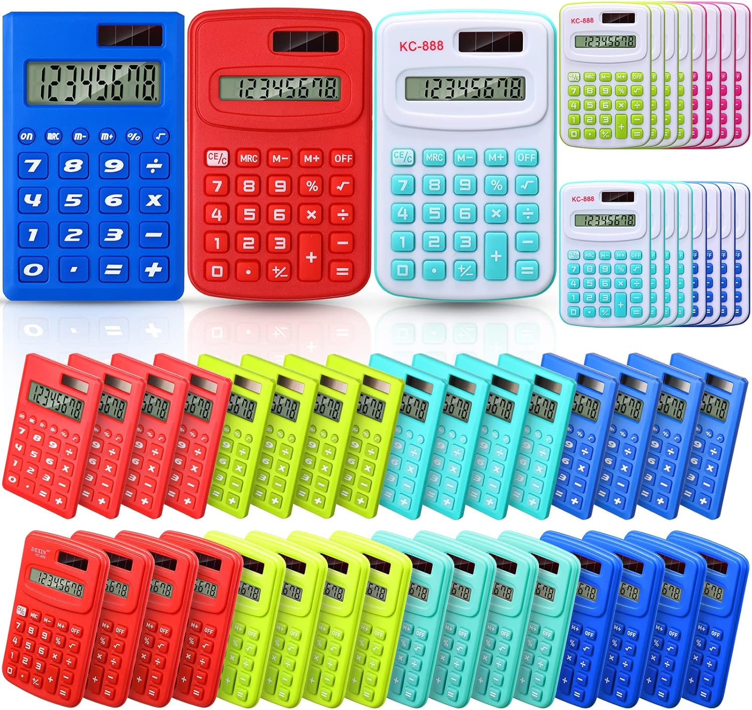 Yunsailing Mini Pocket Calculator - Compact & Colorful for School or Office