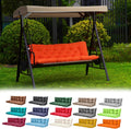 Orange Porch Swing Cushions 60 x 40 in 3-Seater Replacement